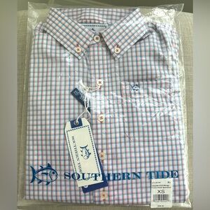 New! Southern Tide boys button down size XS